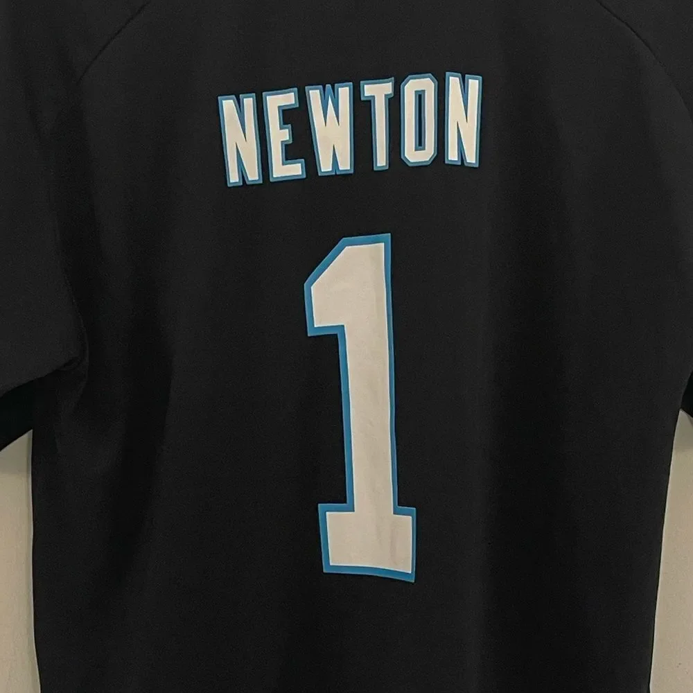NFL Apparel Cam Newton Carolina Panthers‎ 1 Jersey Boy's Size XL 18/20